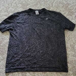 Gymshark Charcoal Patterned Men's Tee